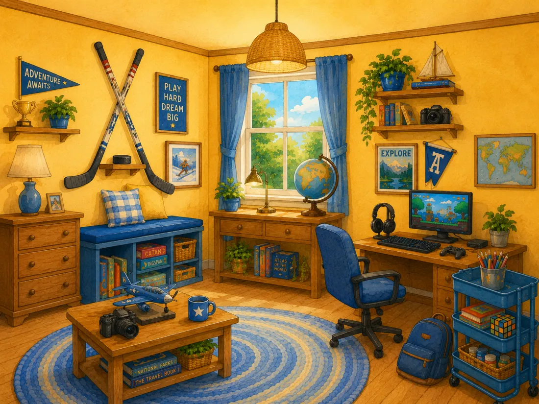 Watercolour hobby room